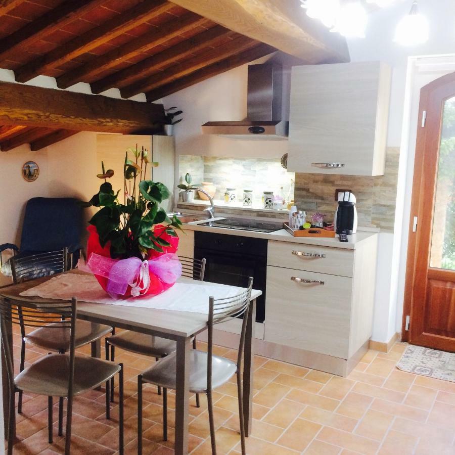 Mansarda Degli Ulivi Apartment Rigomagno Bagian luar foto